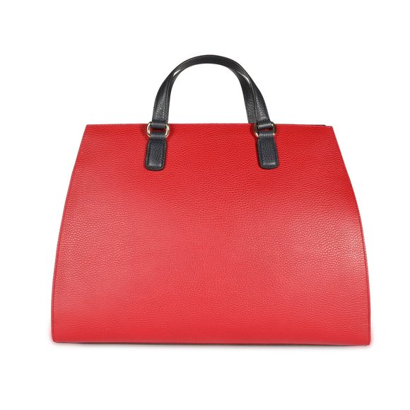 Gucci Red, Navy, & Cream Soho Convertible Tote - Picture 2 of 8